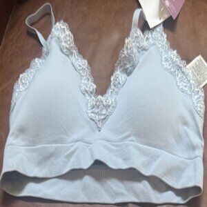 H&M Seamless Padded Soft-Cup Bra - Large Gray